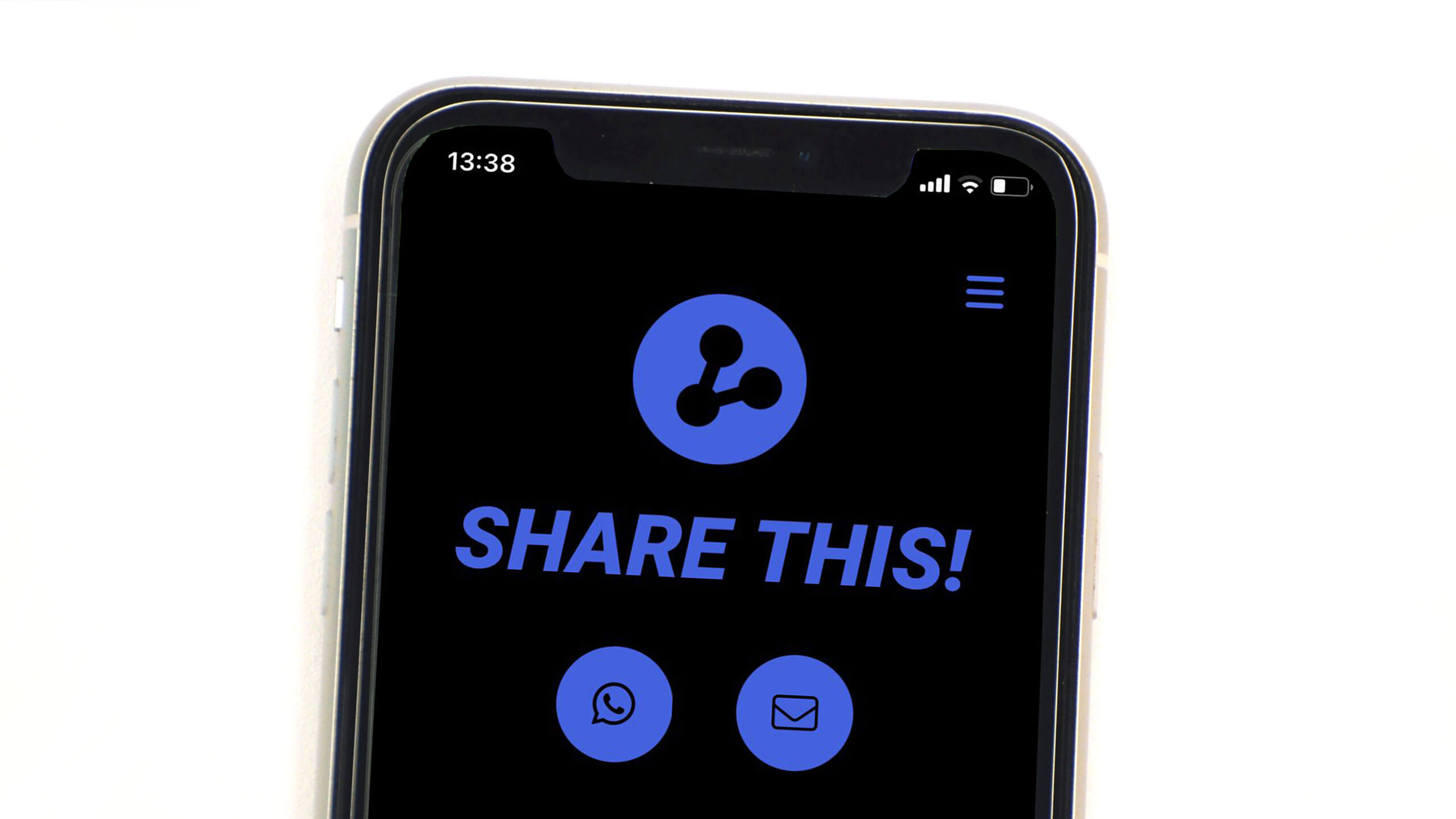 Call-to-Action und Share-Funktion animieren User zu konkreten Handlungen